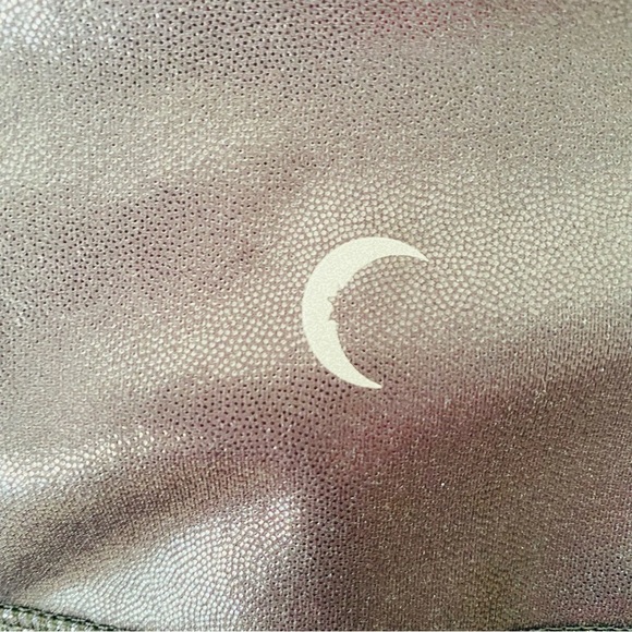 ZYIA Metallic Ombre Light N Tight Hi-Rise Leggings Black/White Sz 6-8 - Picture 7 of 8